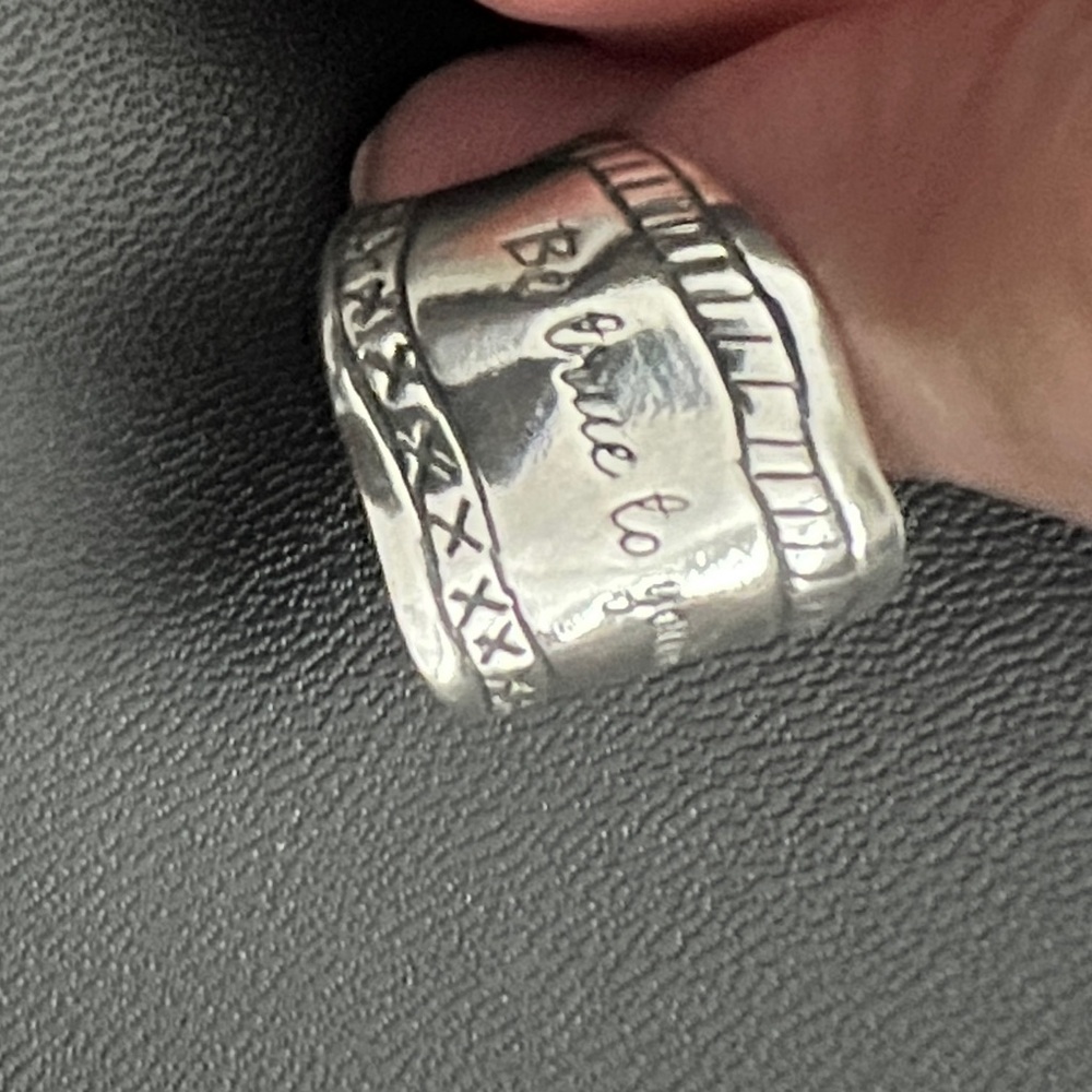 Silpada Engraved Silver Band Ring